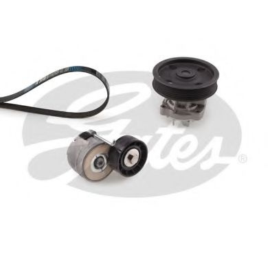 Pompa apa + Set curea transmisie cu caneluri FIAT 500 C (312) (2009 - 2016) GATES KP16PK1310