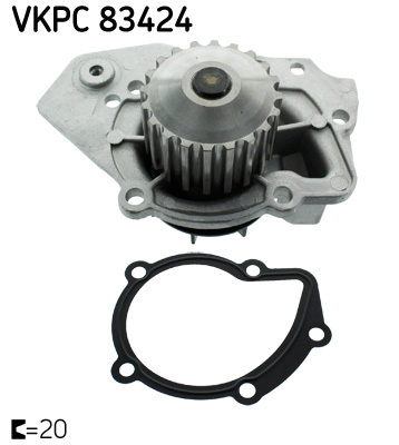 Pompa apa VKPC 83424 SKF pentru CitroEn Visa CitroEn Bx CitroEn C25 CitroEn C15 CitroEn Zx Peugeot 205 Peugeot 305 Peugeot 309 Peugeot 405 Peugeot J5 Peugeot 306 Rover 200 Rover 400