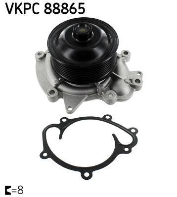 Pompa apa VKPC 88865 SKF pentru Mercedes-benz G-class Mercedes-benz M-class Mercedes-benz E-class Mercedes-benz Clk Mercedes-benz C-class Mercedes-benz Cls Mercedes-benz R-class Mercedes-benz Gl-class Mercedes-benz Sprinter Mercedes-benz S-class Merc