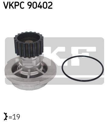 Pompa apa VKPC 90402 SKF pentru Chevrolet Lacetti Chevrolet Cruze Chevrolet Nubira Chevrolet Optra Daewoo Nubira Daewoo Rezzo Daewoo Tacuma Daewoo Kalos Daewoo Lacetti Chevrolet Kalos Chevrolet Rezzo Chevrolet Tacuma Chevrolet Aveo Chevrolet Vivant D