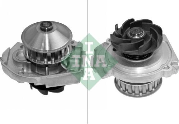 Pompa apa Water pump FIAT CINQUECENTO PALIO PANDA PANDA-HATCHBACK PUNTO SEICENTO - 600 SIENA TIPO UNO LANCIA Y Y10 0.8-1.3 FIAT TIPO (160_), Hatchback, 07.1987 - 10.1997 INA 538 0036 10