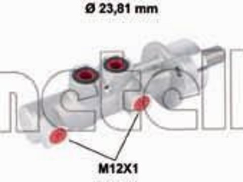 Pompa centrala frana 05-0788 METELLI pentru Opel Tigra