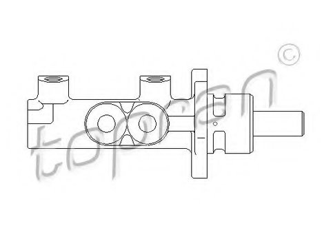 Pompa centrala frana 108 656 TOPRAN pentru Audi A3 Skoda Octavia Vw Golf Vw Beetle Vw New Vw Novo Audi Tt Vw Bora Vw Jetta Seat Toledo Seat Leon