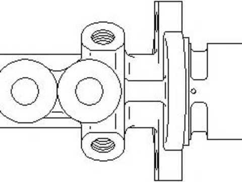 Pompa centrala, frana Citroen ZX (N2), PEUGEOT 306 hatchback (7A, 7C, N3, N5), PEUGEOT 306 Cabriolet (7D, N3, N5) - TOPRAN 721 048