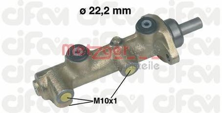 Pompa centrala, frana FIAT STRADA I (138A), ALFA ROMEO SPIDER (105), ALFA ROMEO SPIDER (115) - METZGER 202-127