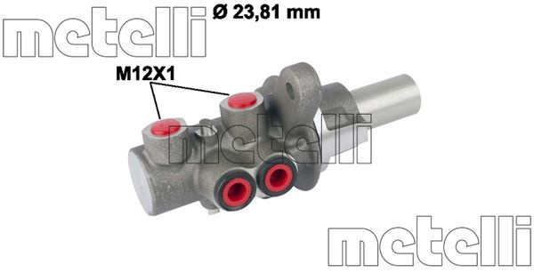 Pompa centrala, frana METELLI 05-0779 pentru OPEL COMBO Autoutilitara/limuzina spatioasa (X12) 2012-2021