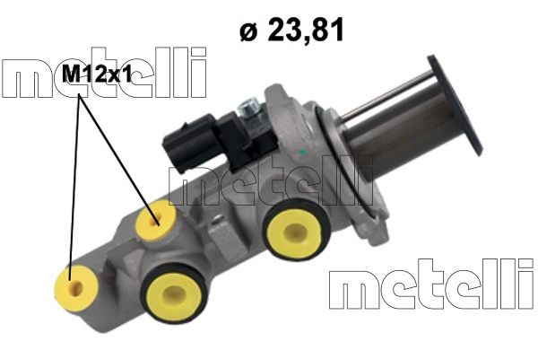 Pompa centrala, frana METELLI 05-1250 compatibil cu AUDI A1 Sportback (GBA) 2018 2019 2020 2021 2022 2023 2024 2025
