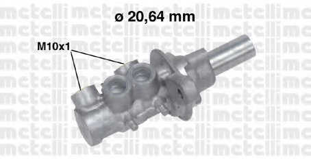 Pompa centrala frana # Peugeot 107 2005 2006 2007 2008 2009 2010 2011 2012 2013 2014 2015 2016 2017 2018 2019 2020 2021 2022 2023 2024 2025 # 05 0691 # METELLI