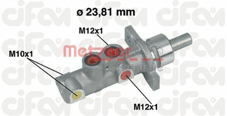 Pompa centrala frana # Peugeot Ranch 1996 1997 1998 1999 2000 2001 2002 2003 2004 2005 # 202 362 # METZGER