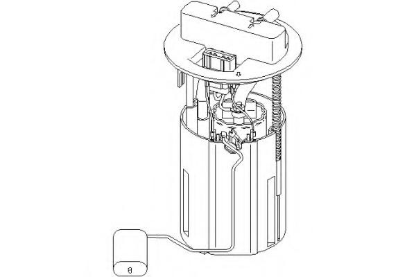 Pompa combustibil PEUGEOT 806 (221), Citroen SYNERGIE (22, U6), Citroen DISPATCH (U6U) - TOPRAN 721 481