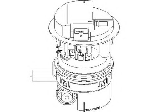 Pompa combustibil PEUGEOT 806 (221), Citroen SYNERGIE (22, U6), Citroen DISPATCH (U6U) - TOPRAN 722 048