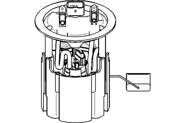 Pompa combustibil PEUGEOT 806 (221), Citroen SYNERGIE (22, U6), Citroen DISPATCH (U6U) - TOPRAN 721 479