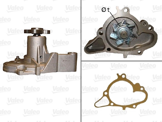 Pompa de apa, racire motor VALEO 506897 la KIA PICANTO I (SA) 2004 2005 2006 2007 2008 2009 2010 2011
