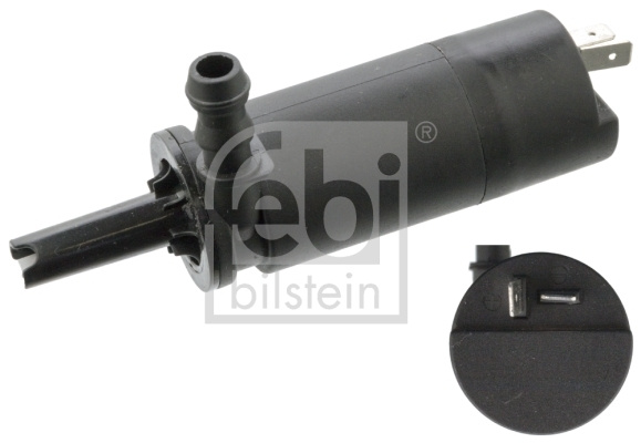 Pompa de apa spalare faruri 106198 FEBI BILSTEIN pentru Fiat Panda Alfa romeo Brera Alfa romeo Spider Alfa romeo 156 Fiat Ducato Alfa romeo 166 Alfa romeo Gt Fiat Punto Alfa romeo 147 Peugeot Boxer CitroEn Jumper CitroEn Relay