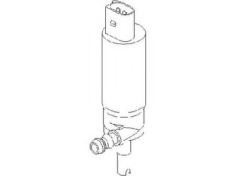 Pompa de apa,spalare faruri AUDI 90 (8C, B4), AUDI 80 Avant (8C, B4), VW ATLANTIC I (16) - TOPRAN 110 472
