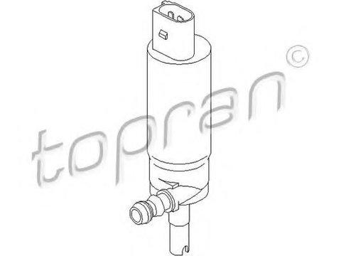 Pompa de apa,spalare faruri AUDI A4 (8E2, B6) (2000 - 2004) TOPRAN 110 472