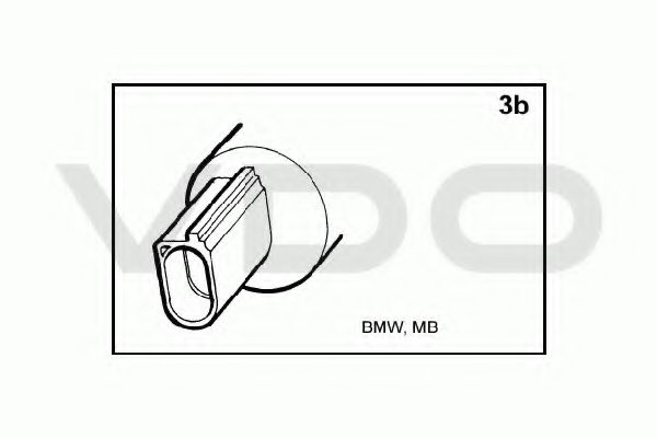 Pompa de apa,spalare faruri BMW Seria 3 Cupe (E46) (1999 - 2006) VDO 246-086-001-007Z piesa NOUA