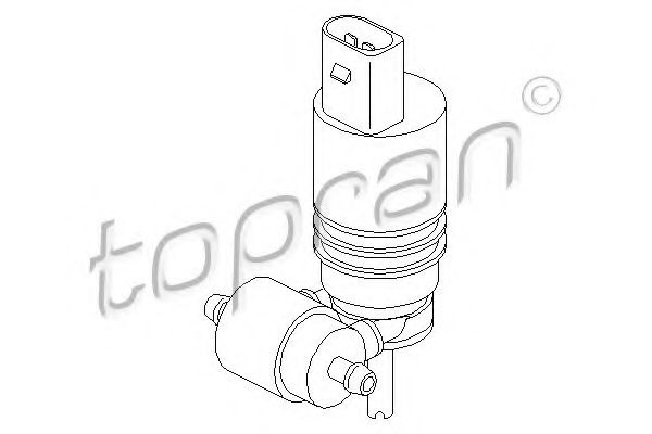 Pompa de apa,spalare parbriz AUDI A3 Sportback (8P