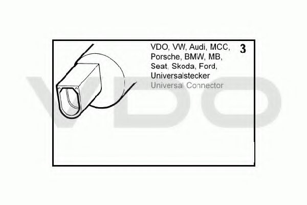 Pompa de apa,spalare parbriz BMW 3 cupe (E46) (1999 - 2006) VDO 246-082-008-025Z