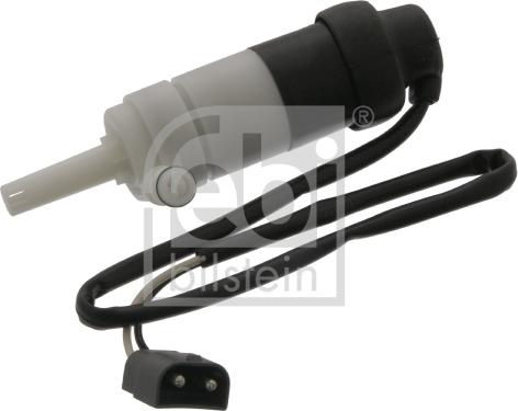 Pompa de apa.spalare parbriz Windscreen washer pump 24V VOLVO B5 FH FH II FH12 FH16 FH16 II FL FL6 FLC FM FM12 FM9 FMX AUT VOLVO FH 16 II (VTT3R), 05.2012 - Febi Bilstein 47024