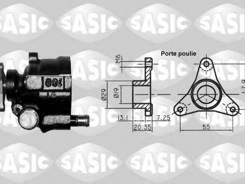 Pompa hidraulica sistem de directie 7074001 SASIC pentru Renault Trafic Renault Master
