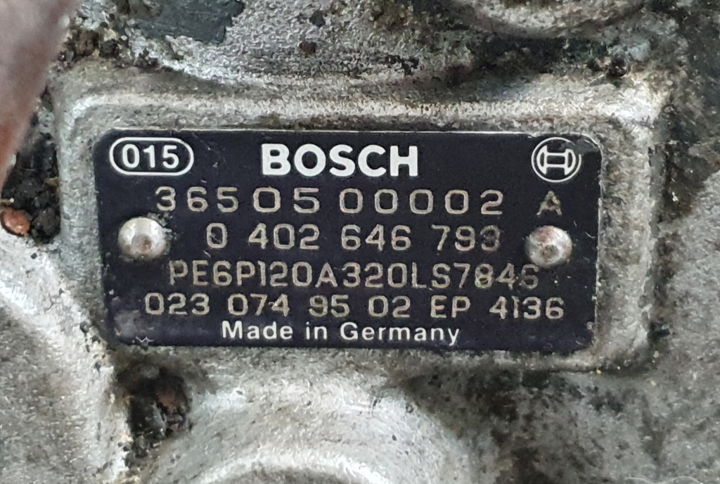 Pompa injectie Bosch 0 402 646 799, PE6P120A320LS7846, Mercedes Benz OM 401 LA.VI/I, Einspritzpumpe, Injection pump, Befecskendező szivattyú