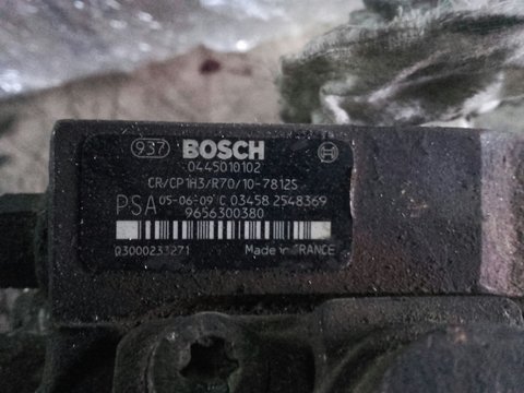 Pompa injectie Peugeot 206 Bosch 0445010102 9656300380, 9636947780,