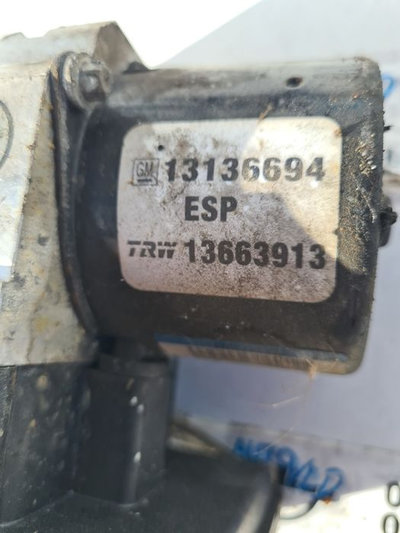 Pompa modul ABS ESP Trw 13136694 Opel Vectra C Sig