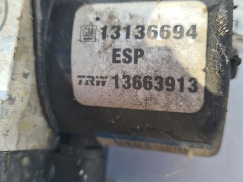 Pompa modul ABS ESP Trw 13136694 Opel Vectra C Signum 131366913