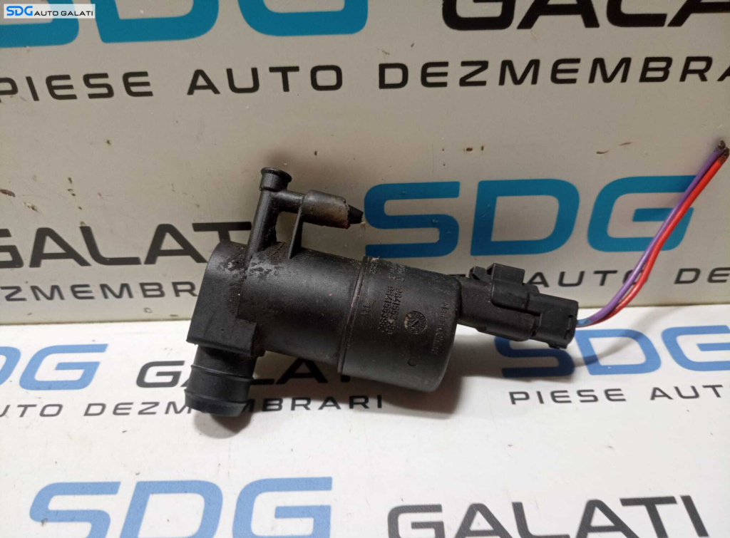 Pompa Motoras Vas Rezervor Lichid Stropgel Parbriz Renault Clio 3 2005 - 2009 Cod 9641553880 9641553980 [M5488]