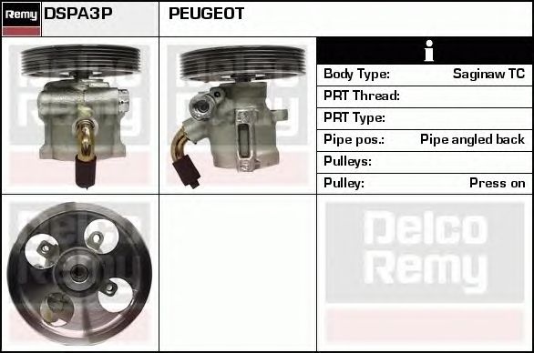Pompa servodirectie  CITROEN XSARA N1 DELCOREMY DSPA3P