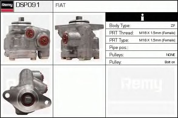 Pompa servodirectie  FIAT DUCATO bus 230 DELCOREMY DSP091