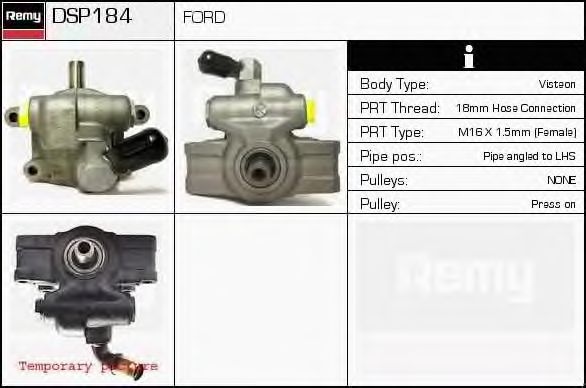 Pompa servodirectie  FORD MONDEO III B5Y DELCOREMY DSP184