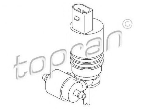 Pompa spalare parbriz AUDI A1 8X1 8XK 8XF TOPRAN 107819 PieseDeTop