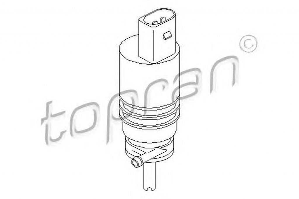 Pompa spalare parbriz BMW 3 Compact E36 TOPRAN 107