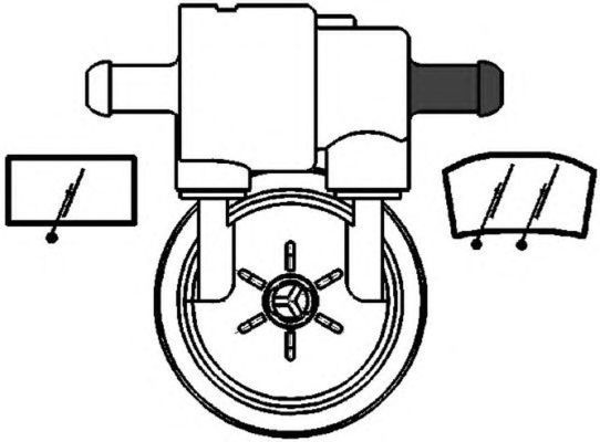 Pompa spalare parbriz OPEL ASTRA F combi 51 52 HELLA 8TW005206011