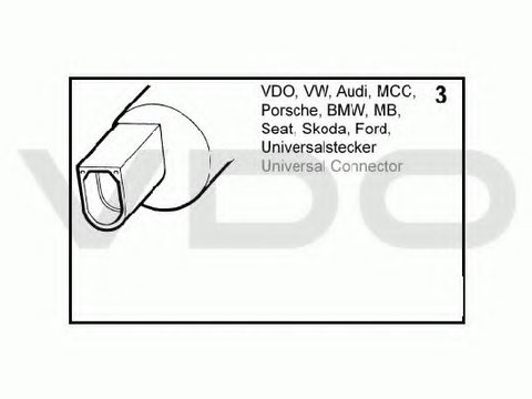 Pompa spalare parbriz VW FOX (5Z1, 5Z3) (2003 - 2016) VDO 246-083-002-022Z