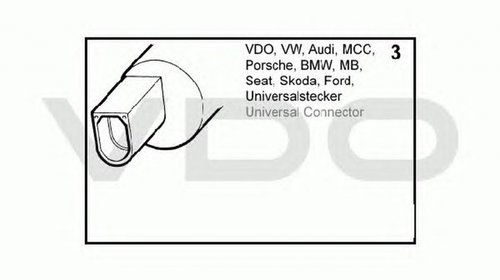 Pompa spalare parbriz VW GOLF V 1K1 VDO 