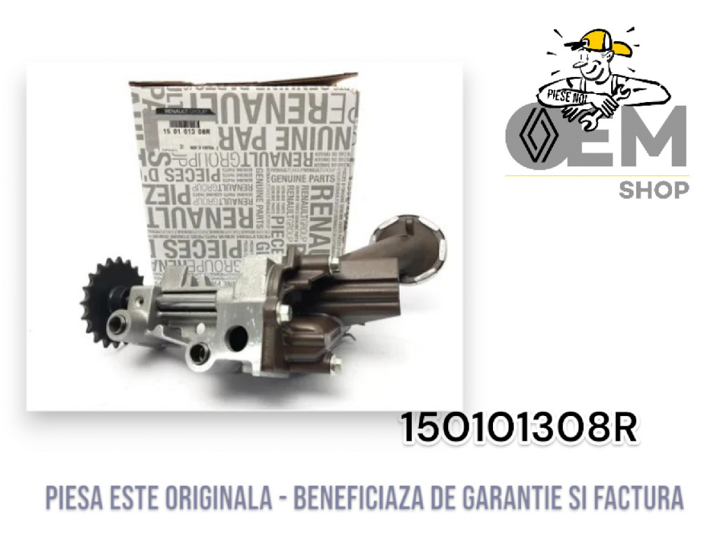Pompa ulei 1.9 dci kangoo/laguna ii Renault produs nou original cod piesa 150101308R