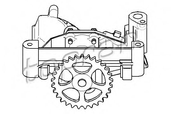 Pompa ulei CITROËN XANTIA (X1) (1993 - 1998) TOPRAN 720 158
