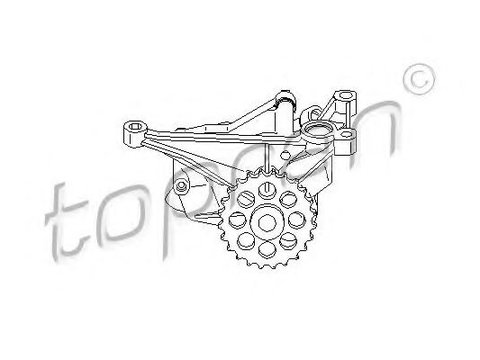 Pompa ulei MERCEDES VITO bus (638) (1996 - 2003) TOPRAN 401 144