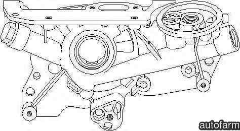 Pompa ulei OPEL ASTRA F 56 57 TOPRAN 206 863