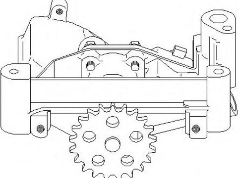 Pompa ulei PEUGEOT 306 hatchback (7A, 7C, N3, N5), PEUGEOT 306 Cabriolet (7D, N3, N5), PEUGEOT 306 limuzina (7B, N3, N5) - TOPRAN 721 211
