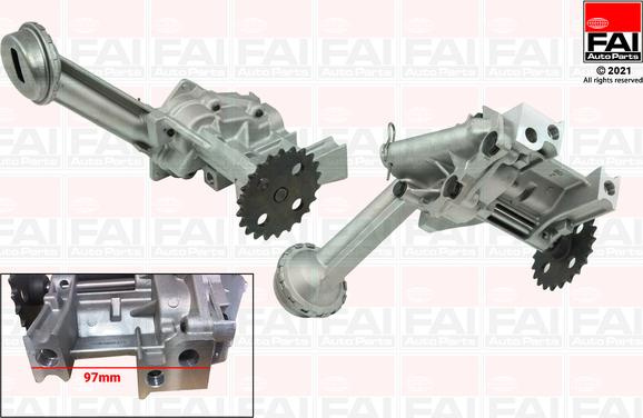 Pompa ulei RENAULT LOGAN II (L8_), Sedan, 09.2012 - FAI AutoParts OP273