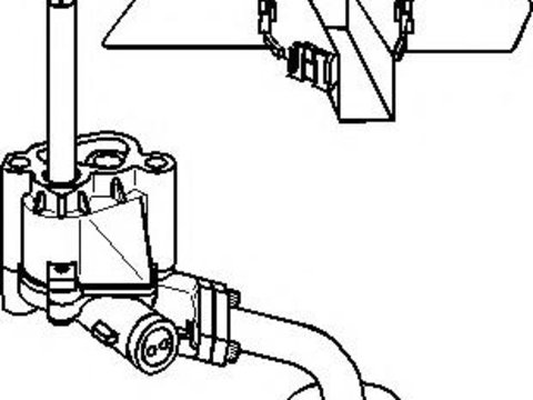 Pompa ulei VW ATLANTIC I (16), VW CARIBE I (17), VW GOLF Mk II (19E, 1G1) - TOPRAN 101 443