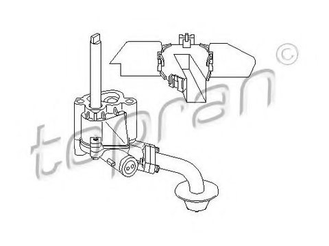Pompa ulei VW JETTA   (16) (1978 - 1987) TOPRAN 100 257