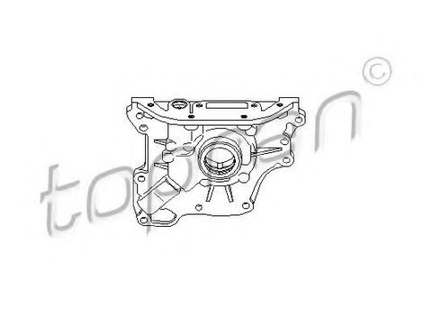 Pompa ulei VW POLO (6R, 6C) (2009 - 2016) TOPRAN 110 349