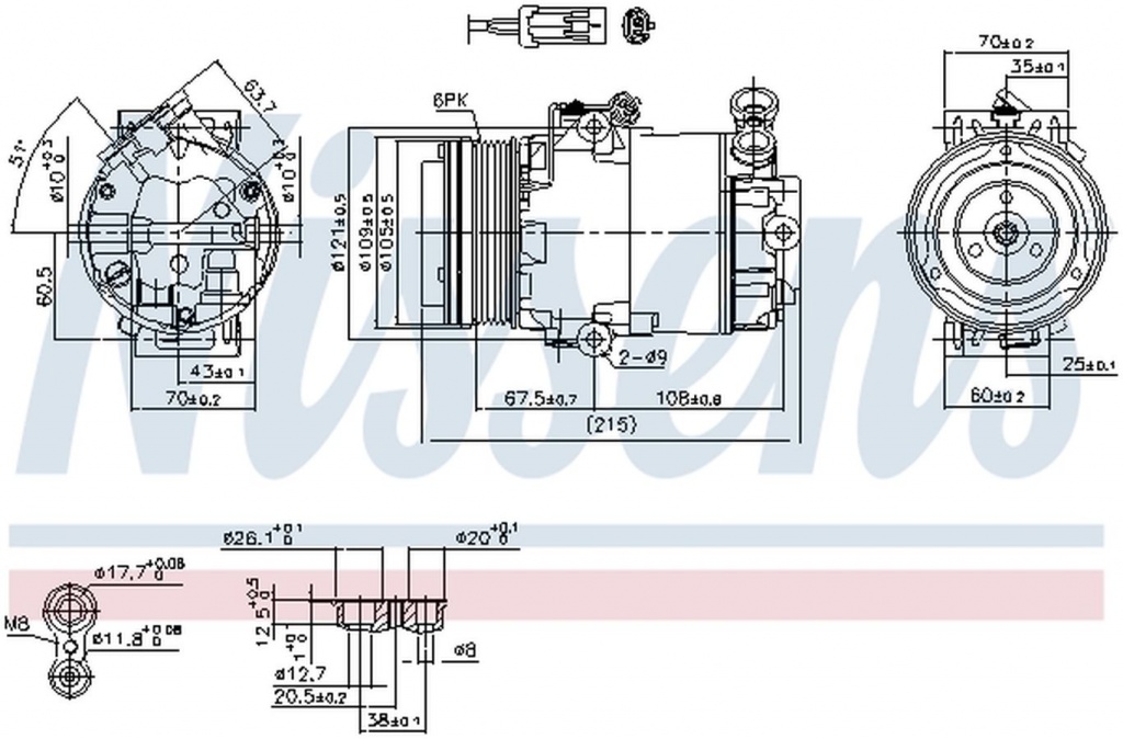 Pompa vacuum frana FORD FOCUS II combi DA STANDARD 89042