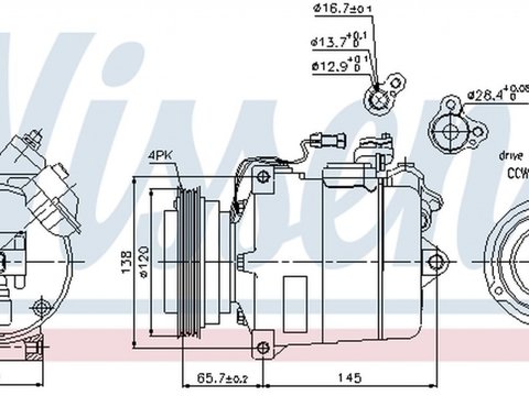 Pompa vacuum frana LAND ROVER DEFENDER Station Wagon LD STANDARD 89027