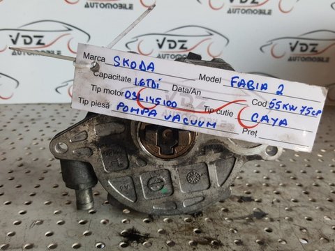 Pompa vacuum Skoda Fabia 2 1.6 tdi 55kw 75cp cod 032145100